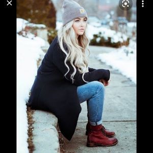 Timberland Premium waterproof leather Lace Up Wine Roll Top work boots 8